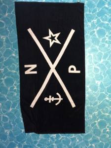  NP Beach Towel C1 black
