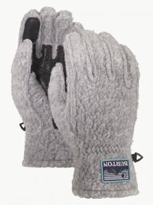 Burton STOVEPIPE Fleece Handschuhe GRAY HEATHER 2020