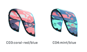 Duotone Kiteboarding Kite Neo SLS 10 C03:coral-red/blue S2023