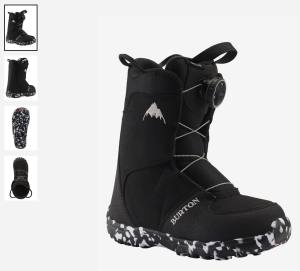 Burton Kids Grom BOA® Snowboard Boots black 2024